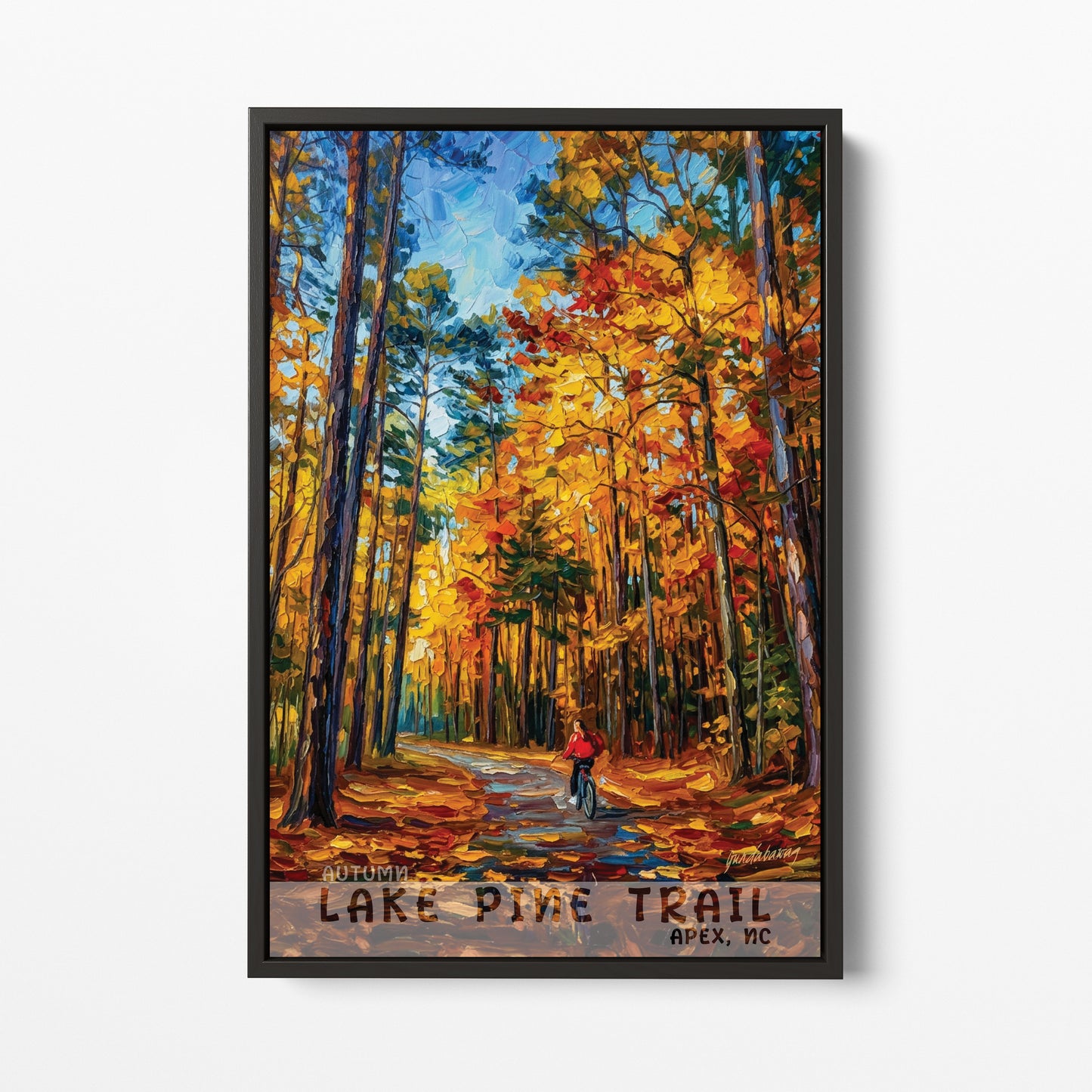 Apex NC - Lake Pine Trail - Autumn