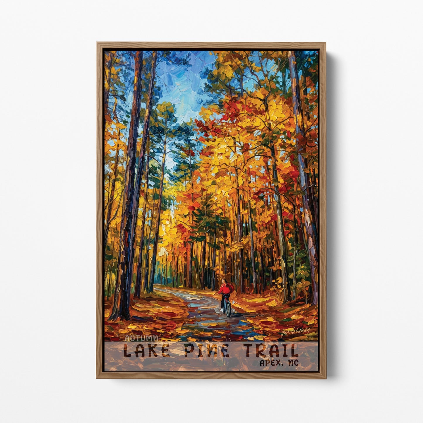 Apex NC - Lake Pine Trail - Autumn