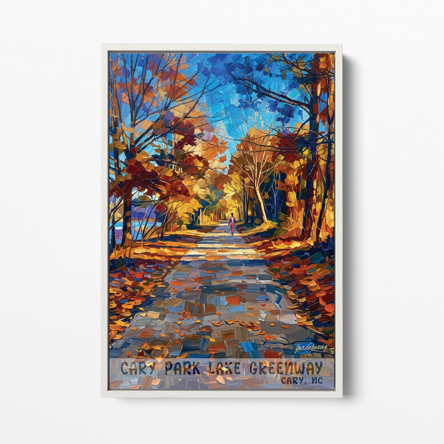Cary NC - Cary Park Lake Greenway