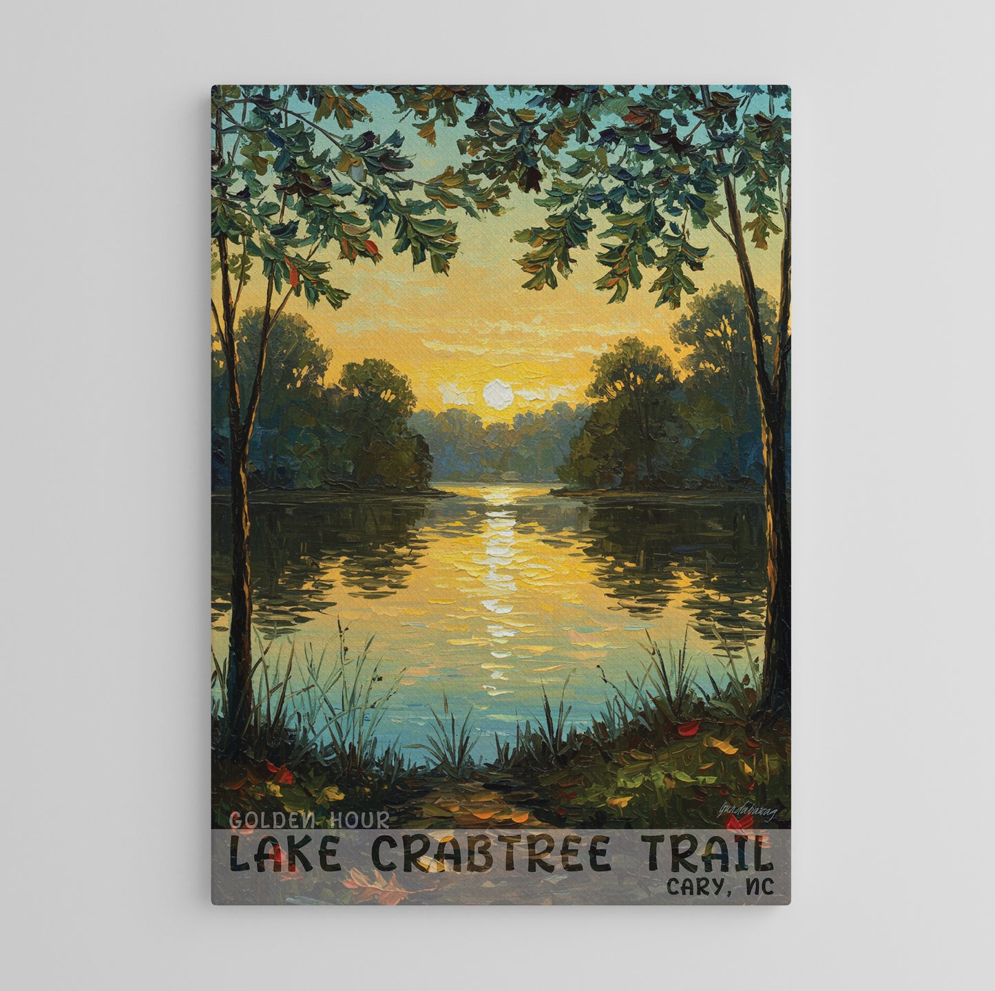 Cary NC - Lake Crabtree Trail - Golden Hour