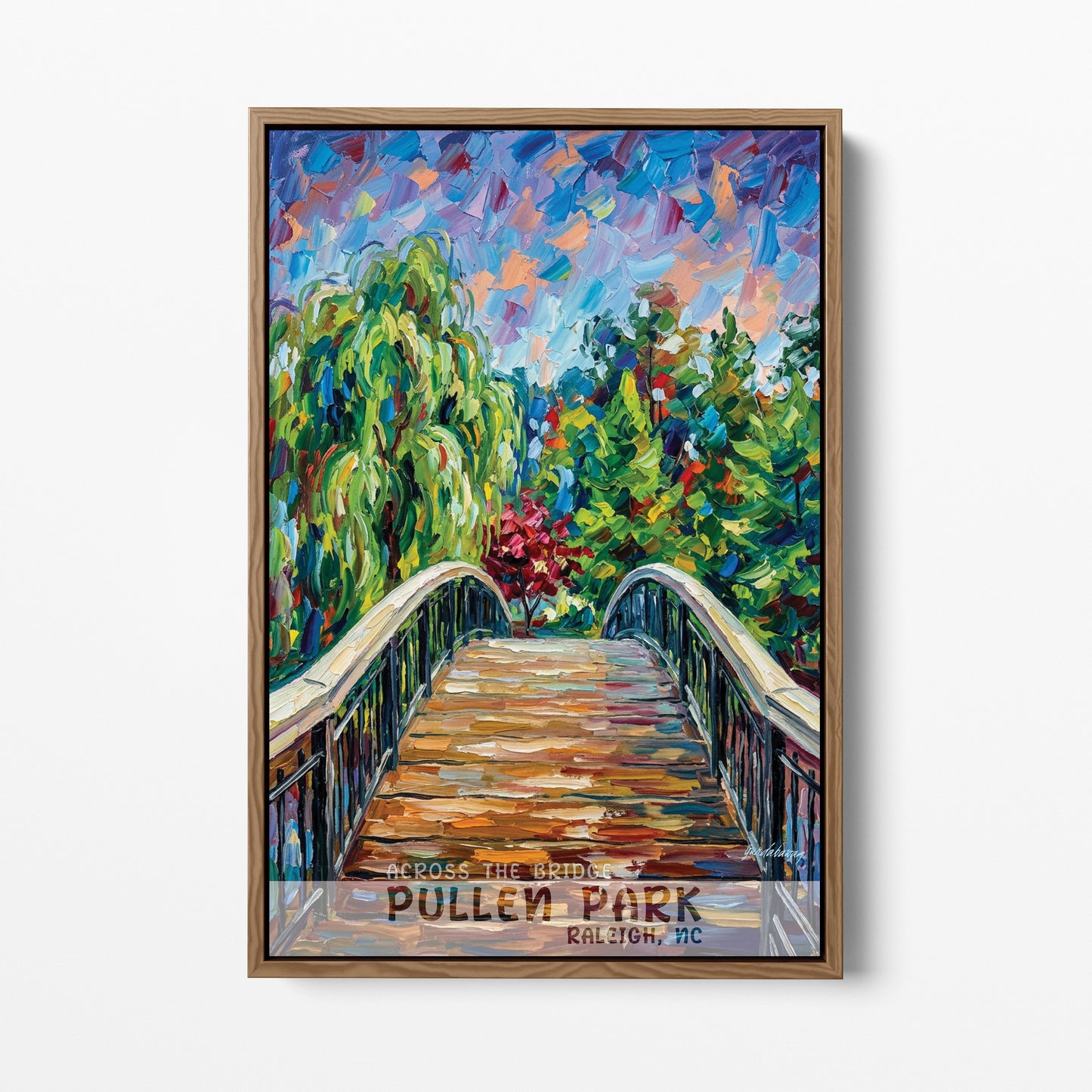 Raleigh NC - Across The Bridge - Pullen Park