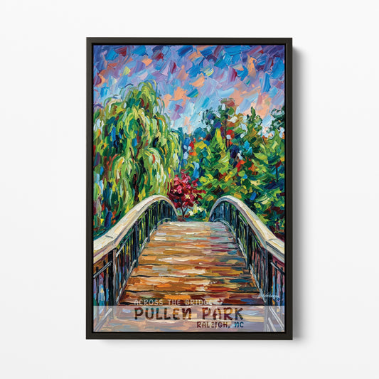 Raleigh NC - Across The Bridge - Pullen Park