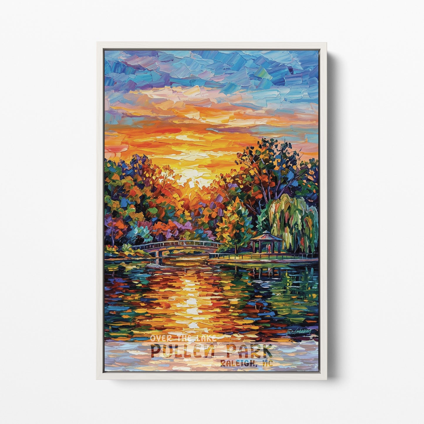 Raleigh NC - Over The Lake - Pullen Park