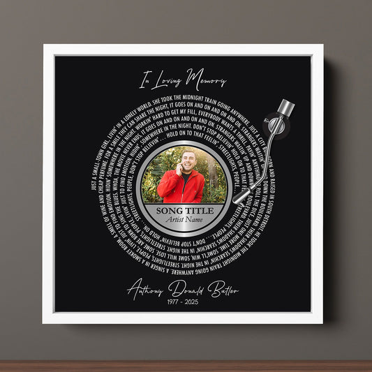 Gold Themed Heritage Tribute - Classic Personalized Keepsake Canvas