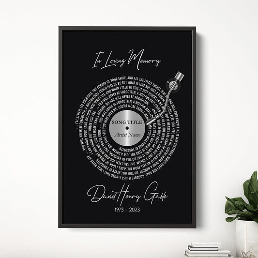 LOVING REMEMBRANCE CUSTOM FRAMED CANVAS